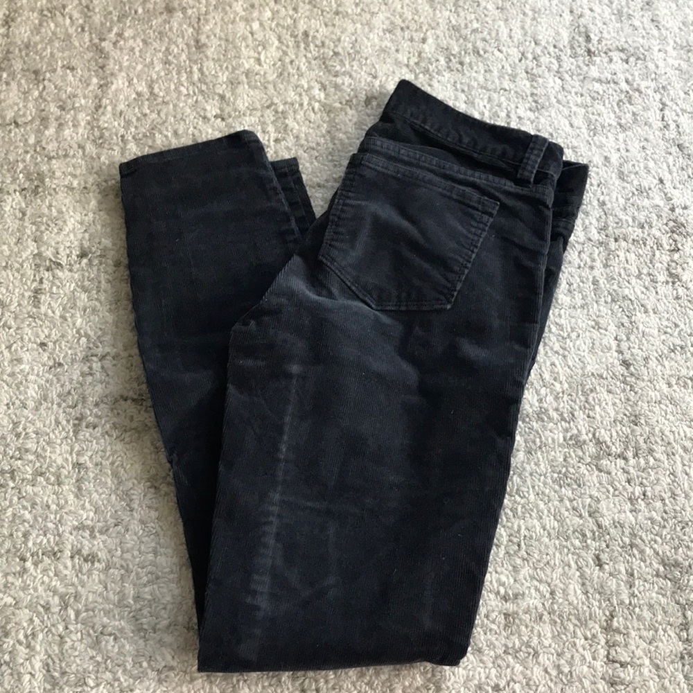 JCrew Factory Dark Grey Corduroys